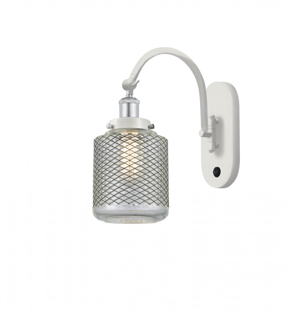 Stanton - 1 Light - 6 inch - White Polished Chrome - Sconce