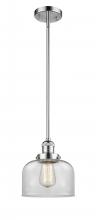 Innovations Lighting 201S-PC-G72-LED - Bell - 1 Light - 8 inch - Polished Chrome - Stem Hung - Mini Pendant