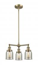 Innovations Lighting 207-AB-G58 - Bell - 3 Light - 19 inch - Antique Brass - Stem Hung - Chandelier