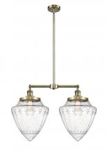 Innovations Lighting 209-AB-G664-12 - Bullet - 2 Light - 24 inch - Antique Brass - Stem Hung - Island Light