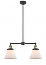 Innovations Lighting 209-BAB-G41-LED - Cone - 2 Light - 21 inch - Black Antique Brass - Stem Hung - Island Light