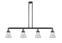 Innovations Lighting 214-BAB-G192 - Bellmont - 4 Light - 51 inch - Black Antique Brass - Stem Hung - Island Light