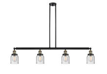 Innovations Lighting 214-BAB-G54 - Bell - 4 Light - 50 inch - Black Antique Brass - Stem Hung - Island Light