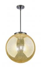 Innovations Lighting 221-3S-BK-G208-16 - Beacon - 3 Light - 16 inch - Matte Black - Stem hung - Pendant