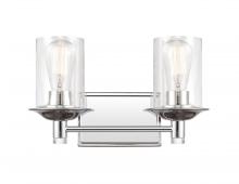 Innovations Lighting 417-2W-PC-G4172-LED - Manhattan - 2 Light - 15 inch - Polished Chrome - Bath Vanity Light