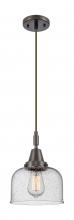 Innovations Lighting 447-1P-OB-G74 - Bell - 1 Light - 8 inch - Oil Rubbed Bronze - Mini Pendant