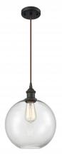 Innovations Lighting 516-1P-OB-G122-10-LED - Athens - 1 Light - 10 inch - Oil Rubbed Bronze - Cord hung - Mini Pendant