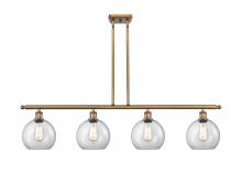 Innovations Lighting 516-4I-BB-G122-LED - Athens - 4 Light - 48 inch - Brushed Brass - Stem hung - Island Light