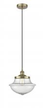  616-1PH-AB-G544 - Oxford - 1 Light - 12 inch - Antique Brass - Mini Pendant