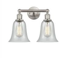  616-2W-SN-G2812 - Hanover - 2 Light - 15 inch - Brushed Satin Nickel - Bath Vanity Light