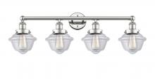  616-4W-PN-G532 - Oxford - 4 Light - 34 inch - Polished Nickel - Bath Vanity Light