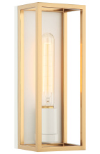 Matteo Lighting S15141WHAG - Shadowbox Wall Sconce