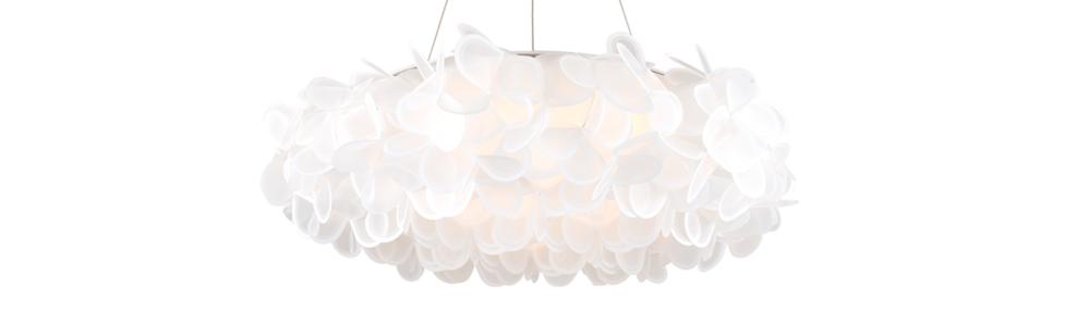 Fluffy Chandelier Light