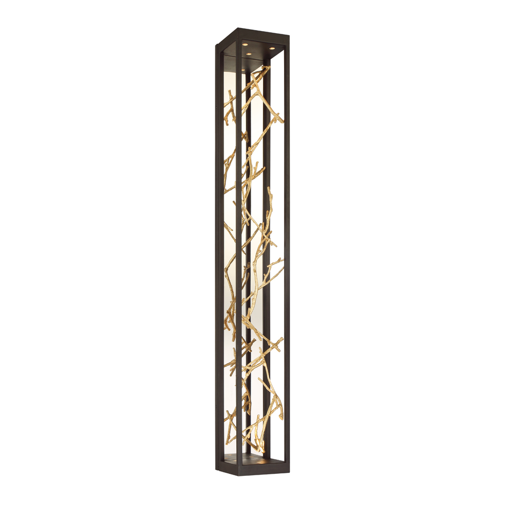 Aerie, 6LT LED Sconce, Brz/gold