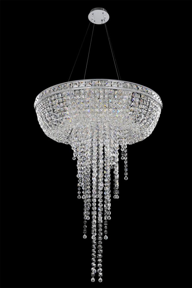 Cascata 32 Inch Convertible Pendant - Flush Mount