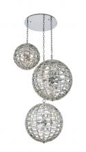 Allegri by Kalco Lighting 037253-010-FR001 - Alta 3 Orb Multi Drop Foyer (18"+26"+26")