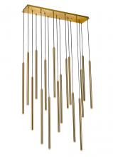 Avenue Lighting HF2802-AB - Filmore Ave. 17 Light Multi Pendant in Black