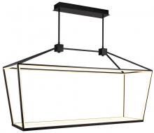 Avenue Lighting HF9403-BK - Park Ave. 54" LED Large Linear Cage Pendant in Black