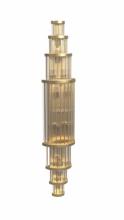 Avenue Lighting HF1923-AB - Waldorf 50'  Wall Sconce in Aged Brass with Glass Rods