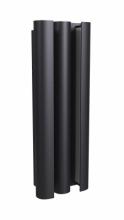 Avenue Lighting AV9913-BLK - Avenue Outdoor 23" Sconce in a Black Ripple Frame