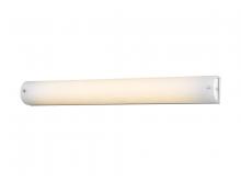 Avenue Lighting HF1112-BN - Cermack St. 25"  LED Resctangular  Vanity Bath Bar in Brushed Nickel  with Frosted Glass