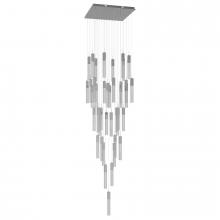 Avenue Lighting HF1903-41-GL-CH-SNW - The Original Glacier Collection 41 Light Multi Pendant in Polished Chrome with Snow Crystal