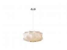 Avenue Lighting HF2112 - Melrose Pl. White Fabric Pendant Like Hanging Fixture