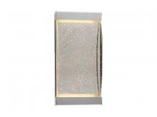 Avenue Lighting HF3016-PN - The Original Glacier Avenue 15" Wall Sconce in Polished Nickel with Curved Bubbled Crystal