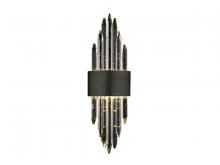 Avenue Lighting HF3017-HDBZ - Aspen 22"  LED Wall  Sconce in Hammered Dark Bronze with Bubbled Crystal