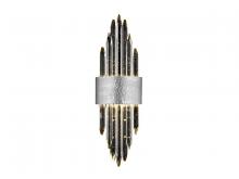 Avenue Lighting HF3017-HPN - Aspen 22"  LED Wall  Sconce in Hammered Polished Nickel with Bubbled Crystal