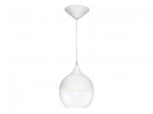 Avenue Lighting HF9111-WHT - Robertson Blvd. 8" Pendant in White with Clear Glass