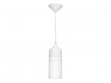 Avenue Lighting HF9112-WHT - Robertson Blvd. 5"  Pendant in White with Clear Glass