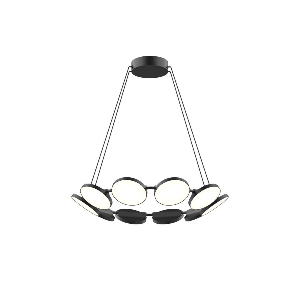 Novel 25-in Black LED Chandeliers