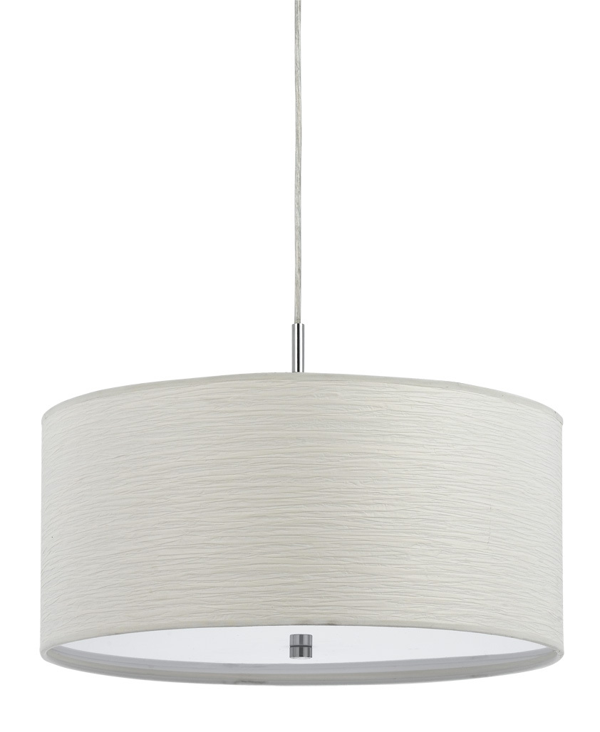 8.25" Inch Tall Pendant Fixture in Casual White