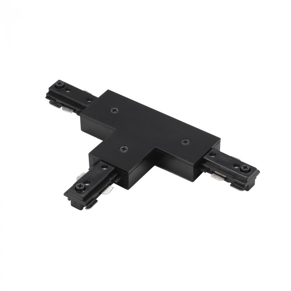 0.8" Height T Connector with Right Polarity in Black