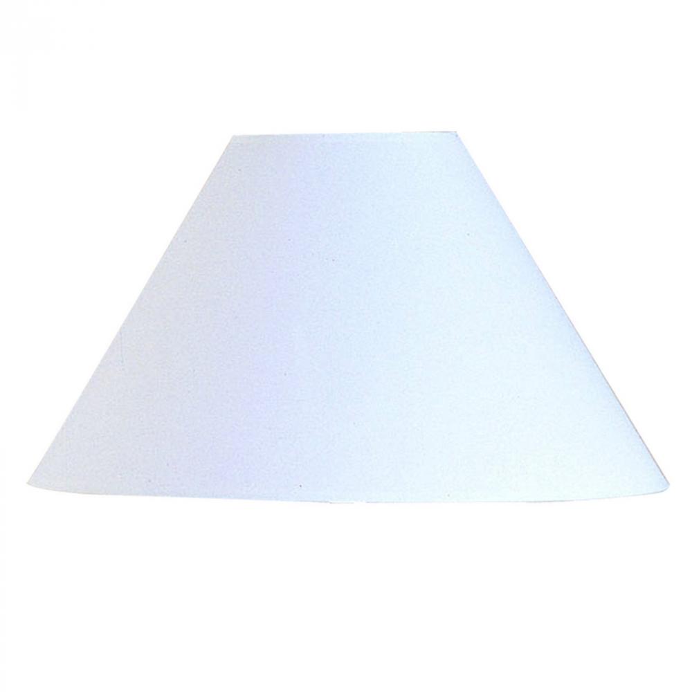 12" Tall Off White Linen Shade