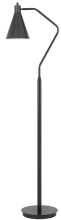 CAL Lighting BO-3177FL-GR - Type A led bulb 15W max Capstone task metal floor lamp with swivel shade