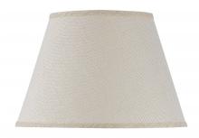 CAL Lighting SH-1425 - 10.00" Height Drum Shade in Burlap