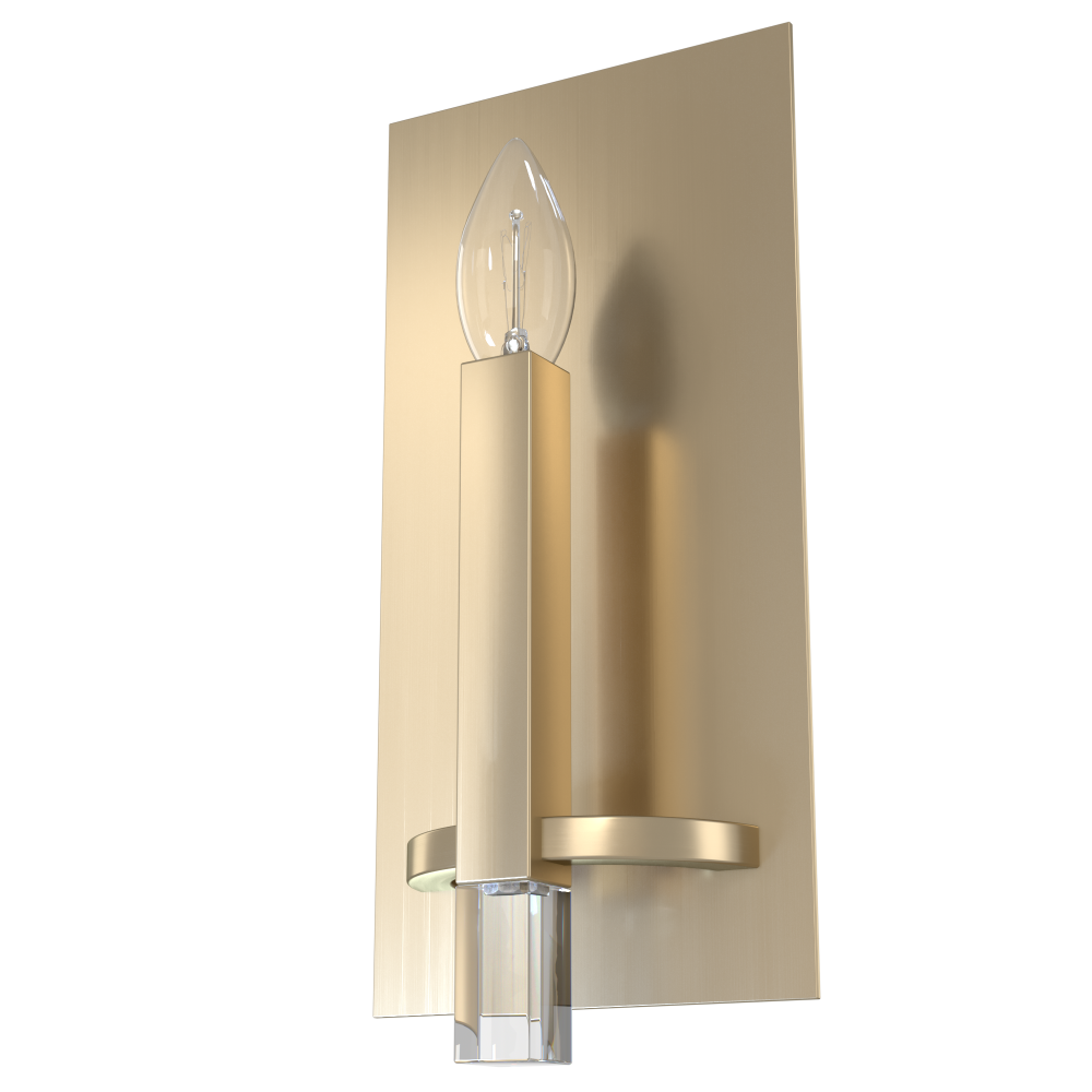 Hunter Sunjai Alturas Gold 1 Light Medium Sconce Wall Light Fixture