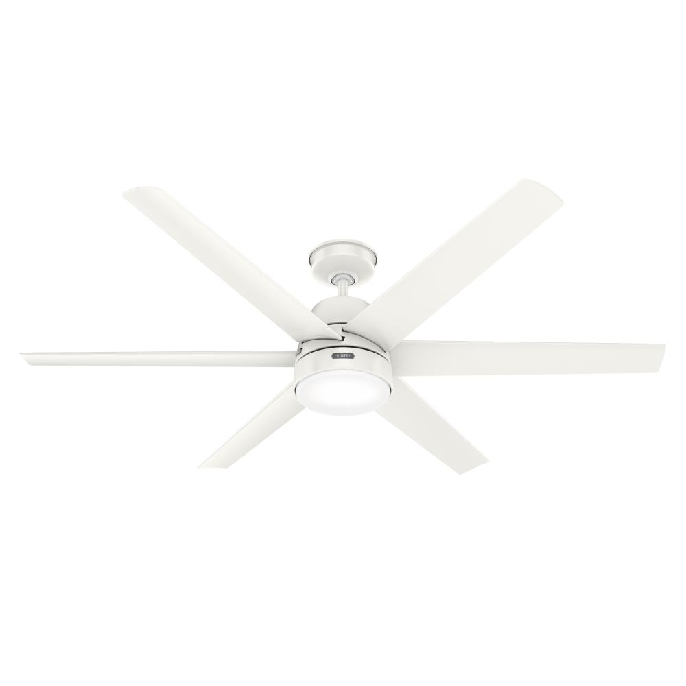 Hunter 60 inch Skysail Indoor / Outdoor Ceiling Fan with LED Light Kit and Wall Control