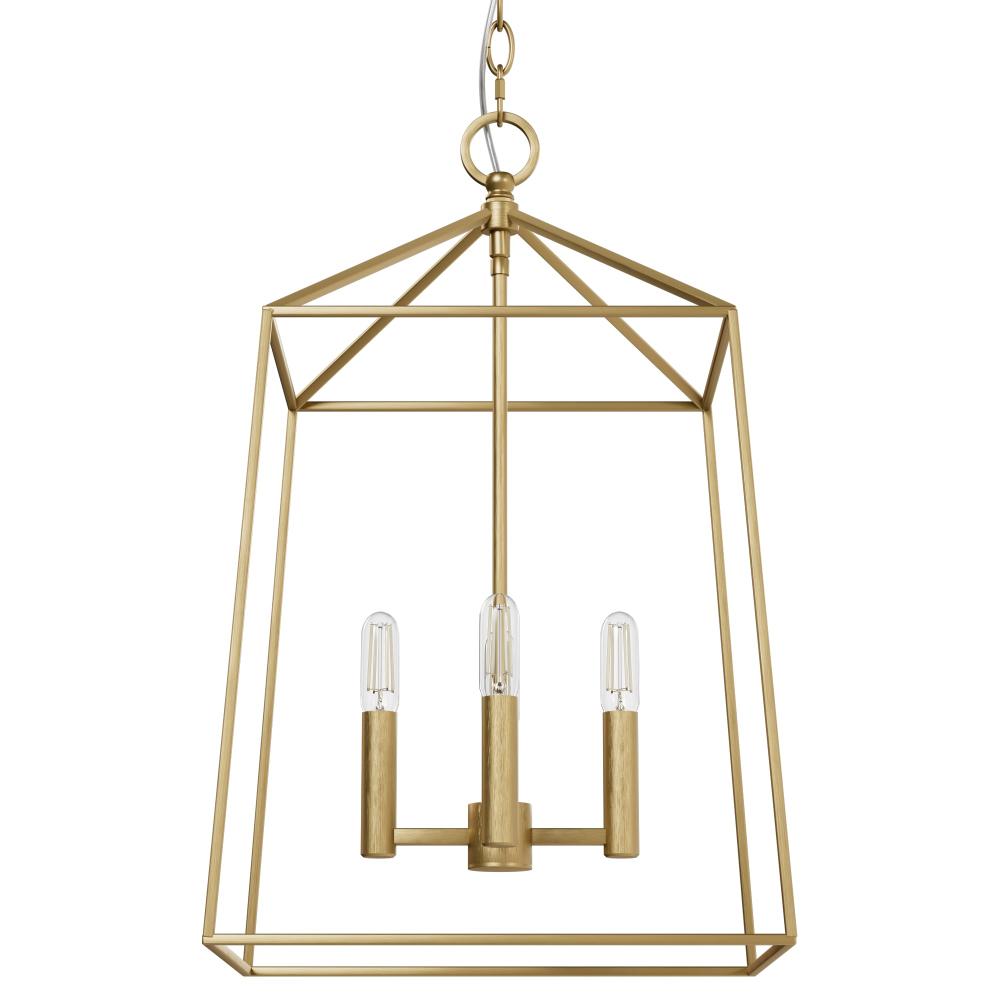 Hunter Fair Oaks Luxe Gold 4 Light Medium Pendant Ceiling Light Fixture