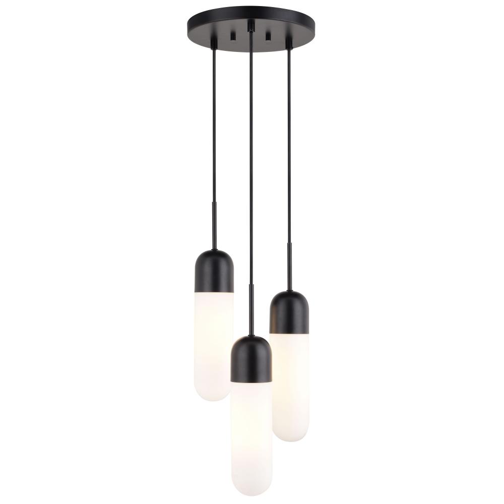 Thalia 10-in. 3 W Light Pendant Matte Black