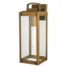 Vaxcel International T0707 - Kinzie 6-in. Outdoor Wall Light Vintage Brass