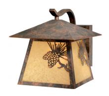 Vaxcel International OW50593OA - Whitebark 9.25-in Outdoor Wall Light Olde World Patina