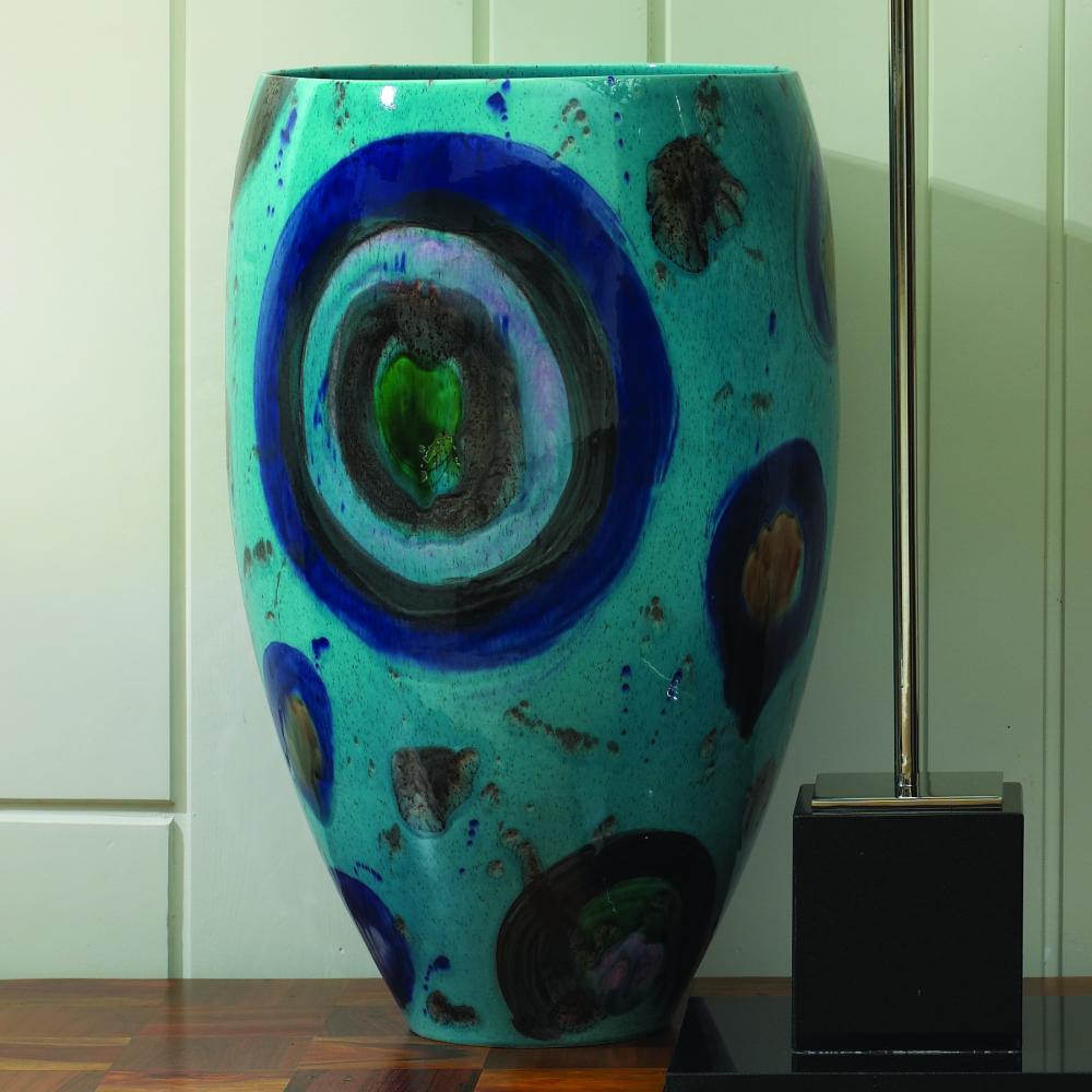 Blue Spots Vase