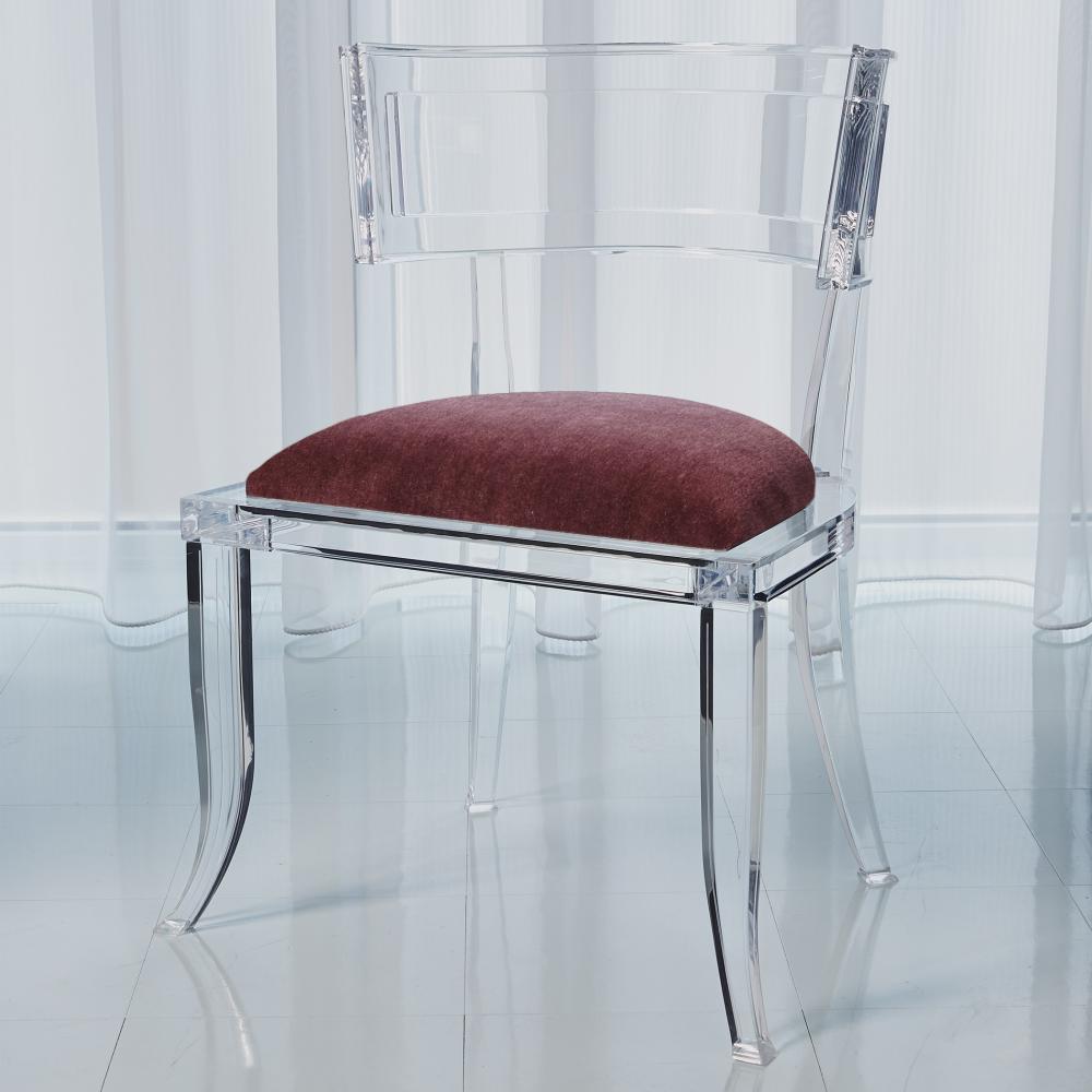 Klismos Acrylic Chair-Sultana