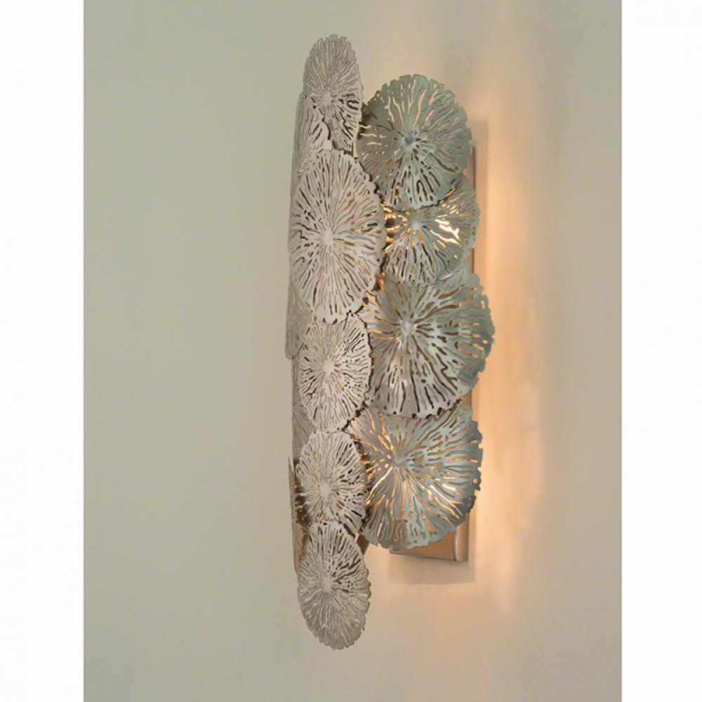 Lily Pad Wall Sconce-Antique Nickel