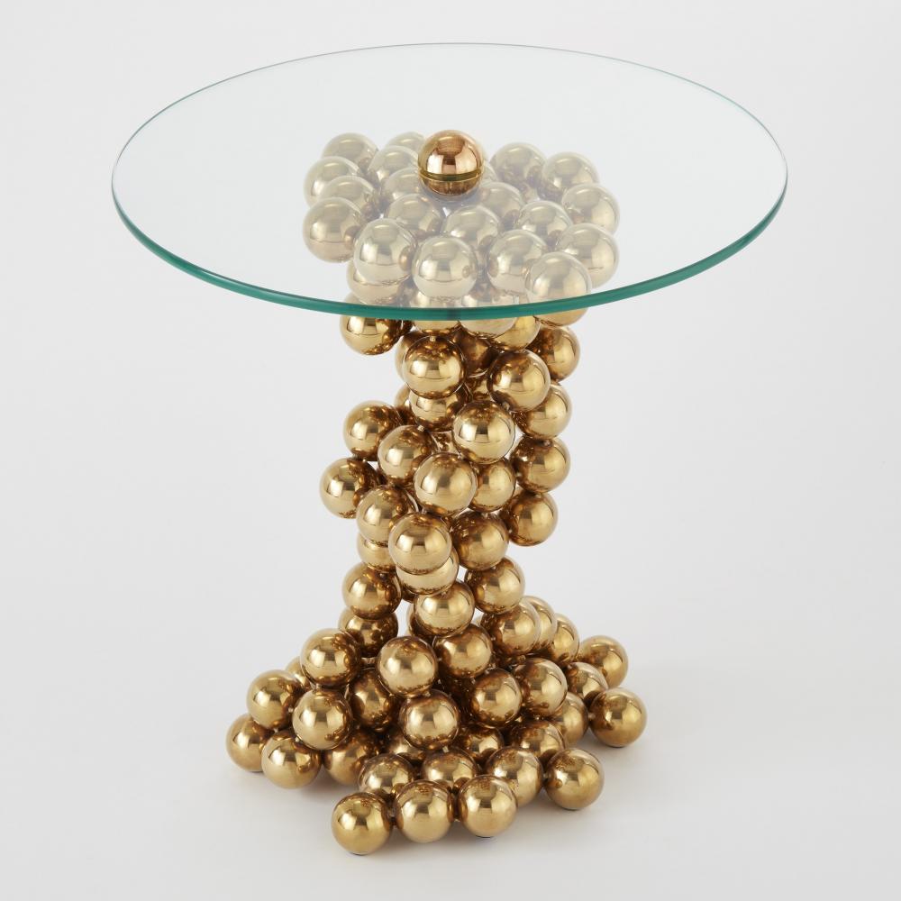 Sphere Table-Brass