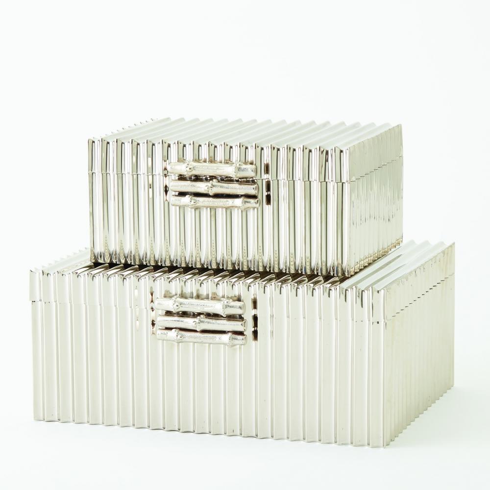 Corrugated Bamboo Box-Nickel-Sm