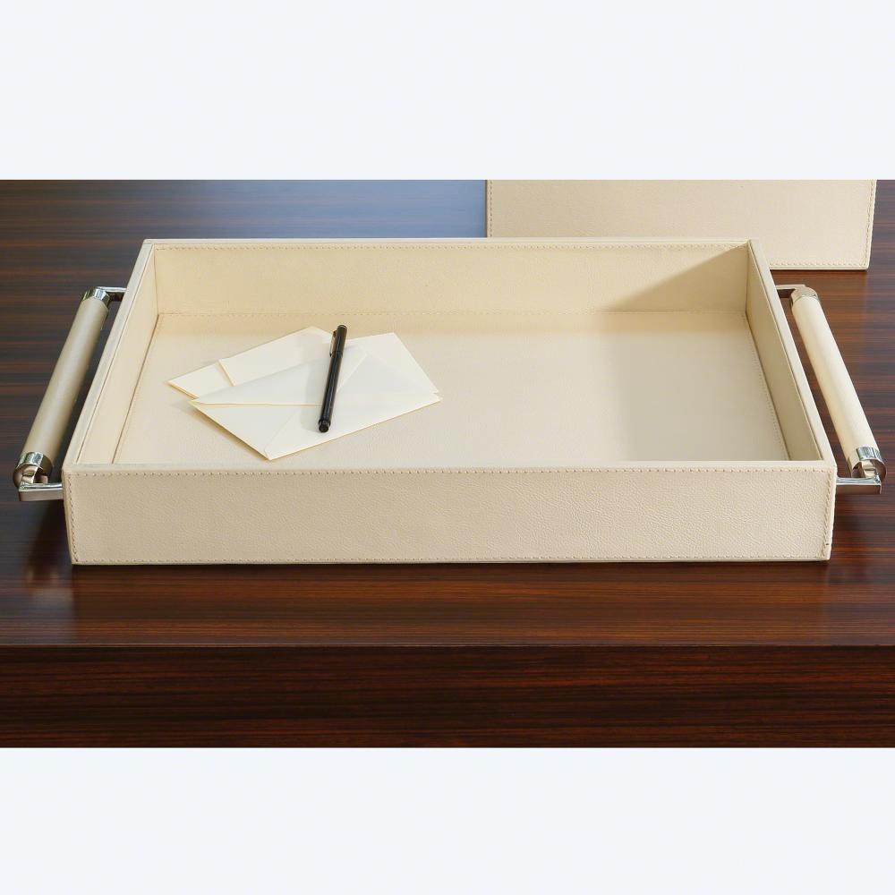 Double Handle Serving Tray-Ivory